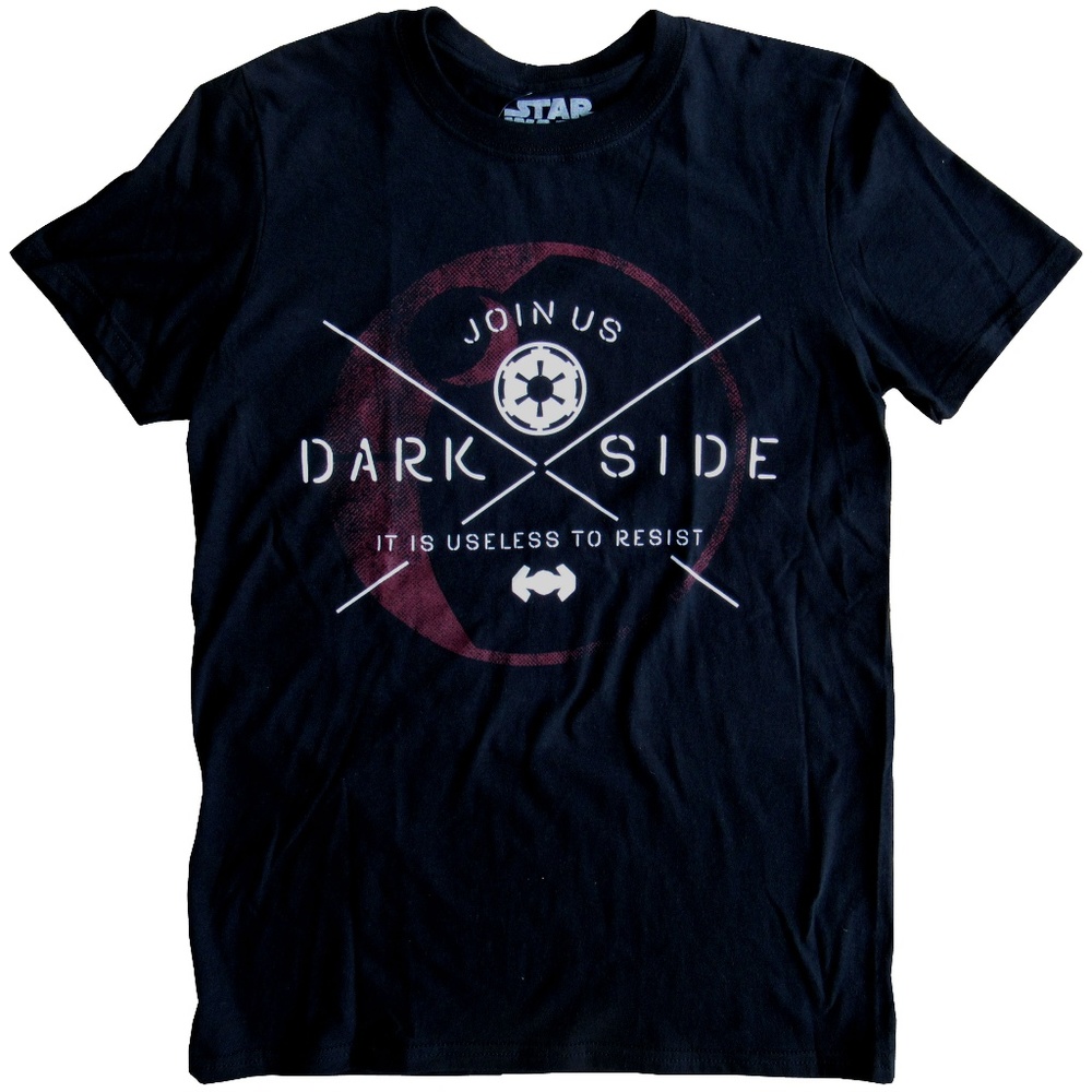New! Star Wars Dark Side It Is Useless to Resist T-Shirt